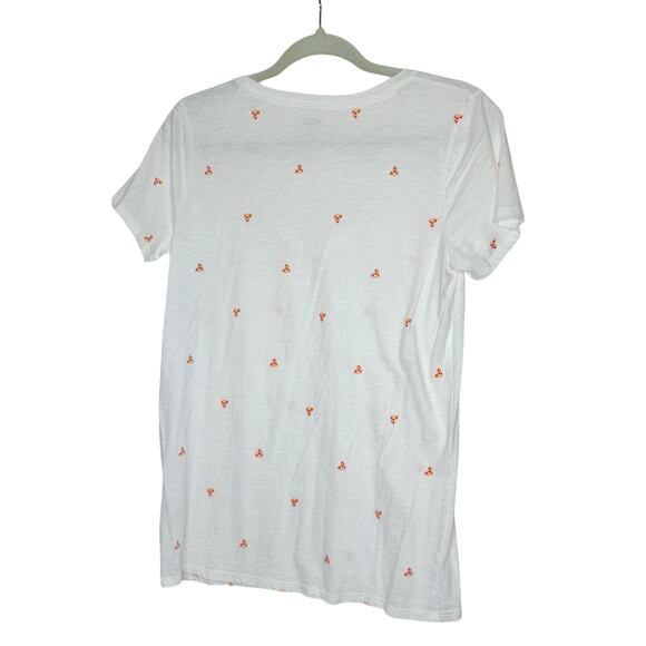 Pink Victoria's Secret Shirt Women's Medium Micro Pizza Print - Picture 3 of 5